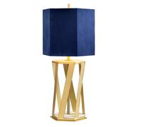 Lampe de table à 1 lumière, laiton brossé, E27