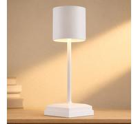 Lampe de table lampe d'appoint lampe de chambre LED variateur tactile batterie blanche H 32 cm