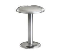 FLOS Lampe de table Gustave Residential – LED rechargeable 2700K – Argent poli