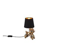 Lampe de table BELLO doré/noir céramique E14 H33cm RL
