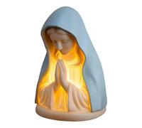 Lampe de table catholique, largement utilisée, 8,5 x 13,5 x 8,5 cm, décoration spirituelle portable, petite lampe de table catholique, accrocheur, pour maison, table de chevet, chambre d'enfant