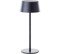 Lampe de Table d'Extérieur LED Solaire, BRILLIANT PICCO, Métal et Plastique, 5W, Noir Dépoli