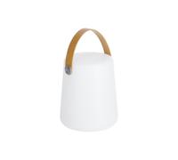 Lampe de table Dialma avec poignée marron