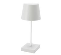 Lampe de table d'intérieur lampe de table à batterie rechargeable dimmable 3-étapes lampe de chevet USB, blanc, LED blanc chaud, LxlxH 10,5x10,5x26 cm