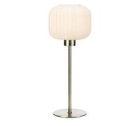 Lampe de table E14, max. 40W, IP20, acier et blanc - Markslöjd - Sober