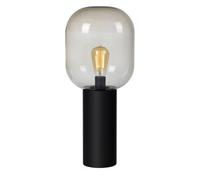 Lampe de table E27, max. 60W, IP20, noir et fumée - Markslöjd - Brooklyn