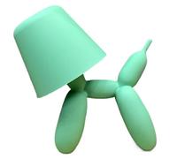 Lampe de table en forme de chien ballon, statue de chien mignon, lampe de bureau rechargeable sans fil, 3 couleurs, intensité variable, contrôle tactile, lampe de chevet pour la maison, le bureau, la