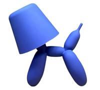 Lampe de table en forme de chien ballon, statue de chien mignon, lampe de bureau rechargeable sans fil, 3 couleurs, intensité variable, contrôle tactile, lampe de chevet pour la maison, le bureau, la