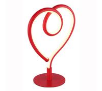 Lampe De Table En Forme De Cœur Pour Chambre Rouge Opale BigLight