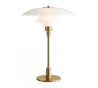 Lampe de table en verre PH 3 1/2 - 2 1/2 H 46.5cm / Ø 33cm