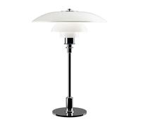Lampe de table en verre PH 3 1/2 - 2 1/2 H 46.5cm / Ø 33cm