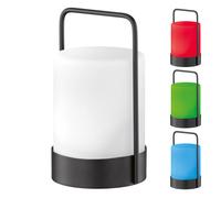 Lampe de table extérieure Batterie Lampe de table de jardin USB rechargeable Lampe solaire Décoration de jardin, dimmable Télécommande Changement de couleur portable, 1x LED 3000K, DxH 12x20 cm
