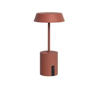 Lampe de table intérieur/extérieur LED métal Ø10.8cm terracotta - Nala