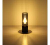 Lampe de table, lampe de bureau, lampe d'appoint, lampe de chambre, touche noire
