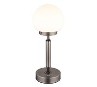 Lampe de table lampe de chevet variateur tactile batterie LED chambre lumière H 28,5cm