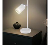 Lampe De Table Lampe De Lecture Chromée Blanche Lampe De Salon BigLight