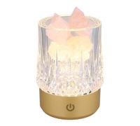 Lampe de table lampe de table lampe de chambre batterie USB pierres décoratives variateur tactile LED