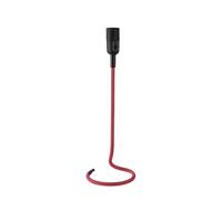 Lampe de table lampe de table rouge lampe d'appoint dimmable textile rétro lampe de salon LED RVB, changement de couleur RVB, 8,5W 806 lm blanc chaud, DxH 15 x 46,5 cm