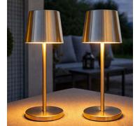 Lampe De Table Lampe D'extérieur Jardin Intérieur Touch CCT LED H 28 Cm 2 Pièces