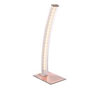 Lampe de table LED arc lampe de chevet cuivre lampe de lecture salon, 1x 5W 360lm 3000K, LxH 15x 37 cm