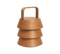 Lampe de table LED avec batterie Luver HxØ 22x15cm