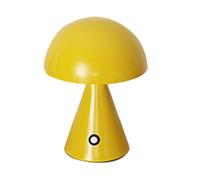 Lampe de table LED champignon, veilleuse rechargeable sans fil à intensité variable avec 3 couleurs, lampe d'ambiance à contrôle tactile, lampe d'ambiance de table de nuit, petite lampe de table