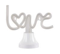 Lampe de table LED décoration de salle à manger enseigne au néon parti éclairage mural lampe USB rose LOVE