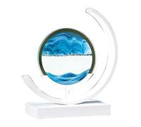 Lampe de table LED décorative avec sablier de sable mouvant, lampe de chevet tactile dimmable avec température de couleur