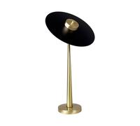 Lampe De Table LED En Laiton Et Fer H: 53 Cm Ø 30 Cm Orientable 2700 K