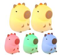 Lampe de table LED Lampe de chevet Lampe de table Capybara Lampe de nuit Batterie RGB Touchdimmer Timer H 12,2 cm, 2 pièces