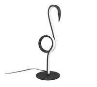 Lampe de table LED Lampe design noire Flamingo Lampe de salon Lampe d'appoint, 6W 550lm blanc chaud, l x h 14 x 35 cm