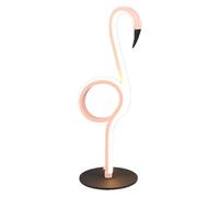 Lampe de table LED Lampe design rose Flamingo Lampe de salon Lampe d'appoint, 6W 550lm blanc chaud, LxlxH 12x14x35 cm