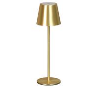 Lampe de table LED, lampe d'intérieur et d'extérieur, lampe de salon, variateur tactile, laiton et métal, H 36 cm