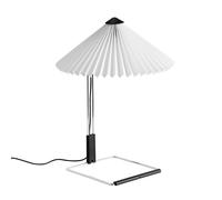 Lampe de table LED Matin S acier poli H 38cm/base 17.4x17.4cm/mirror polished steel