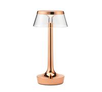 FLOS Lampe de table Bon Jour Unplugged – LED sans fil rechargeable – Cuivre