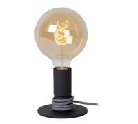 Lampe de table Lucide Marit métal noir E27 40W 12cm