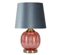 Lampe de table Mauro Ferretti Helene Ball Rouge 32,5x50 cm