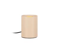 Lampe de table minimaliste taupe en métal, dimmable, GU10 LED 5W, Lucide TUBE