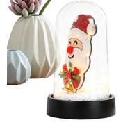 Lampe de table Noël Avec base LED élan sapin éclairage chaud décoration | Lampe Figurine Sapin Noël Renne Pour bureau cheminée intérieur chambre salon bureau maison rustique vacances