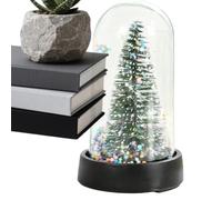 Lampe de table Noël Avec base LED élan sapin éclairage chaud décoration | Lampe Figurine Sapin Noël Renne Pour bureau étagère manteau de cheminée chambre salon intérieur maison
