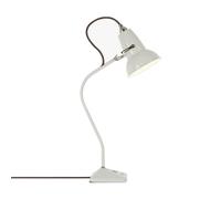 Anglepoise Lampe de table Original 1227 Mini – E27, 28×52 cm – Blanc lin
