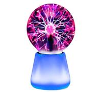 Lampe de Table pour Chambre - Éclairage Tactile Alimenté Par USB Pour Décoration De Fête - Lampe d'Ambiance à Sphère Plasma LED 7 Couleurs - Pour Ambiance Bureau Dessus De Table Cuisine Salon Chambre