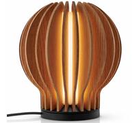 Lampe de table RADIANT 15 cm, LED, brun clair, bois, Eva Solo