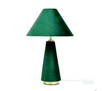Relaxdays Lampe de table en velours