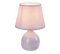 Lampe de table rose minimaliste avec abat-jour E14 40W, collection Ingrid