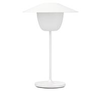 Lampe de table sans fil ANI MINI 21 cm, LED, blanc, aluminium, Blomus