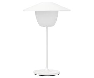 Lampe de table sans fil ANI MINI 21 cm, LED, blanc, aluminium, Blomus