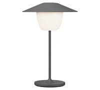 Lampe de table sans fil ANI MINI 21 cm, LED, gris chaud, aluminium, Blomus