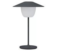 Lampe de table sans fil ANI MINI 21 cm, LED, gris magnétique, aluminium, Blomus