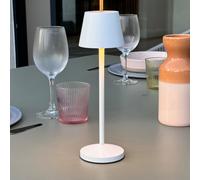 Lampe de table sans fil EMILY Blanc H25cm 1 G